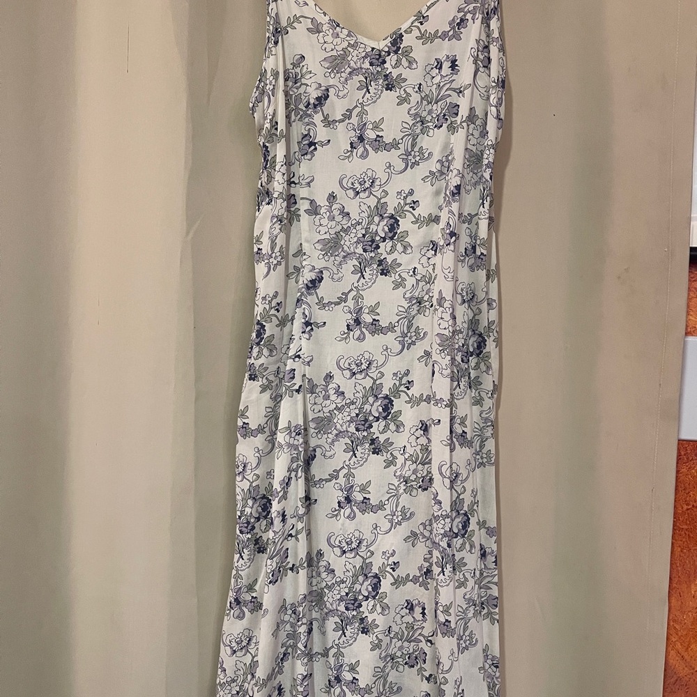 Floral Print Sleeveless Dress